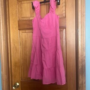 Hollister Pink Midi Dress